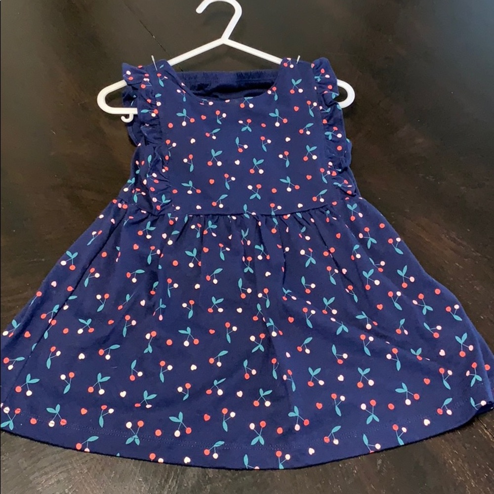 Carters cherry dress with bloomers